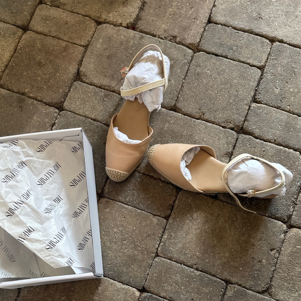Dream Pairs Beige Espadrille Sandals
